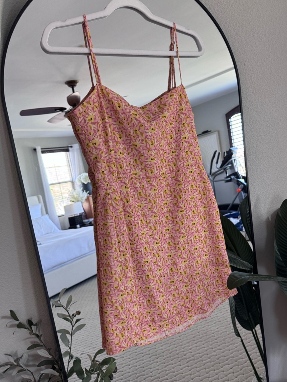RESA Pink Floral Slip Dress